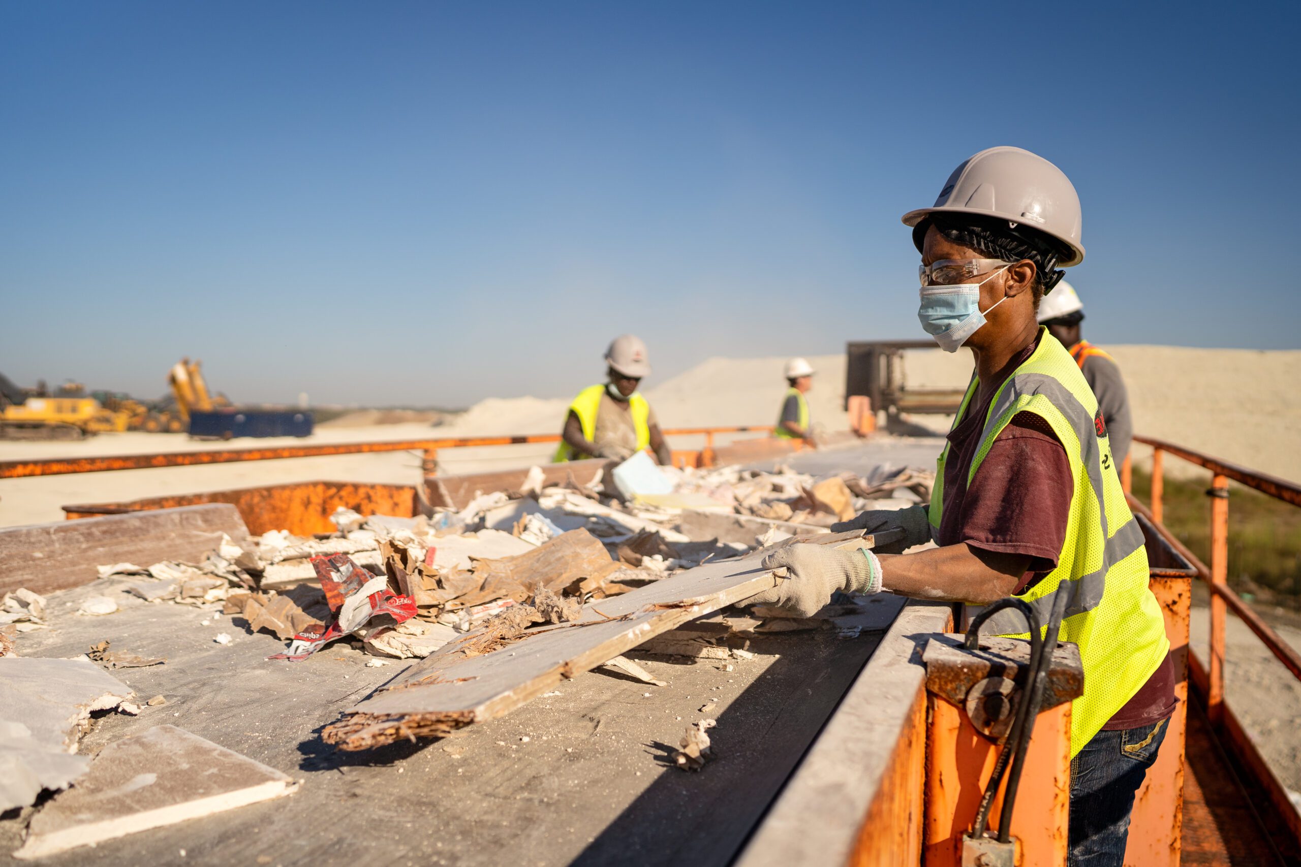 Construction and demolition landfill in Dallas Texas